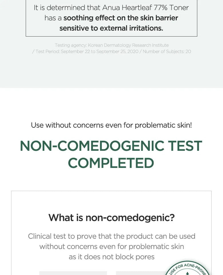 Heartleaf 77 Soothing Toner by Anua