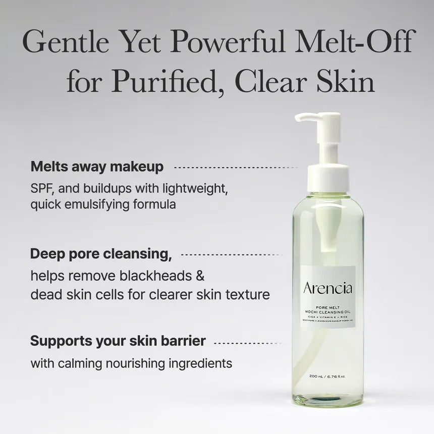 Pore Melt Mochi Cleansing Oil by ARENCIA