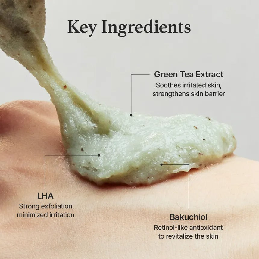 Green Tea + LHA Deep Pore Rice Cake Cleanser by Arencia