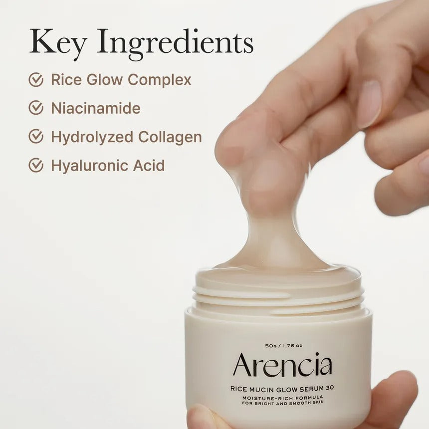 Rice Mucin Glow Serum 30 by Arencia