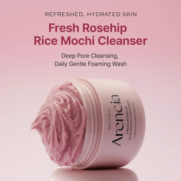 Fresh Rosehip Rice Mochi Cleanser by ARENCIA