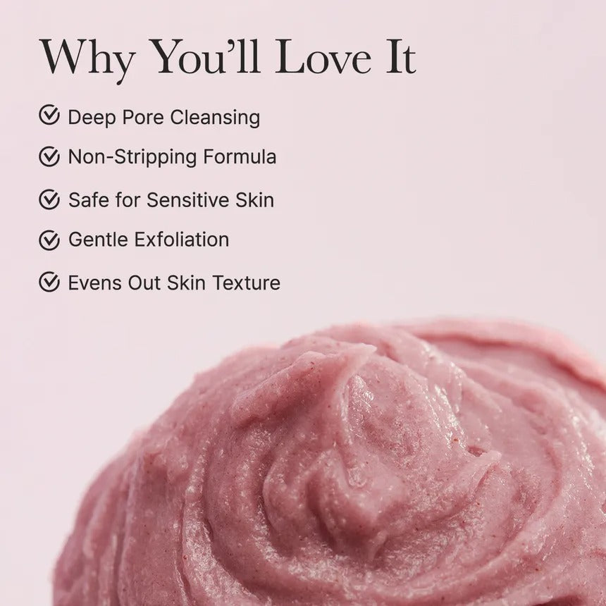 Gel de Limpeza Facial Fresh Rosehip Rice Mochi da ARENCIA