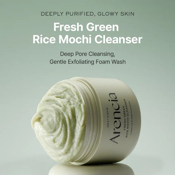 Fresh Green Rice Mochi Cleanser by ARENCIA