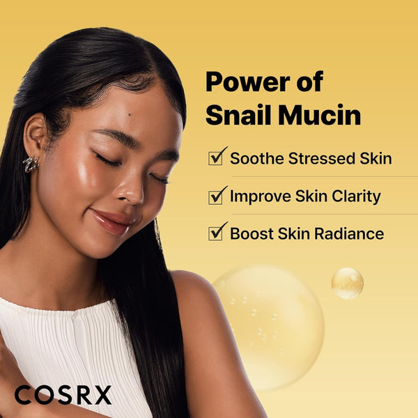 COSRX All About Snail Mucin Korean Skin Care Set 4, Mini Travel Essentials, Travel Size Gift Set with Snail Mucin Face Wash, Serum, Moisturizer by COSRX