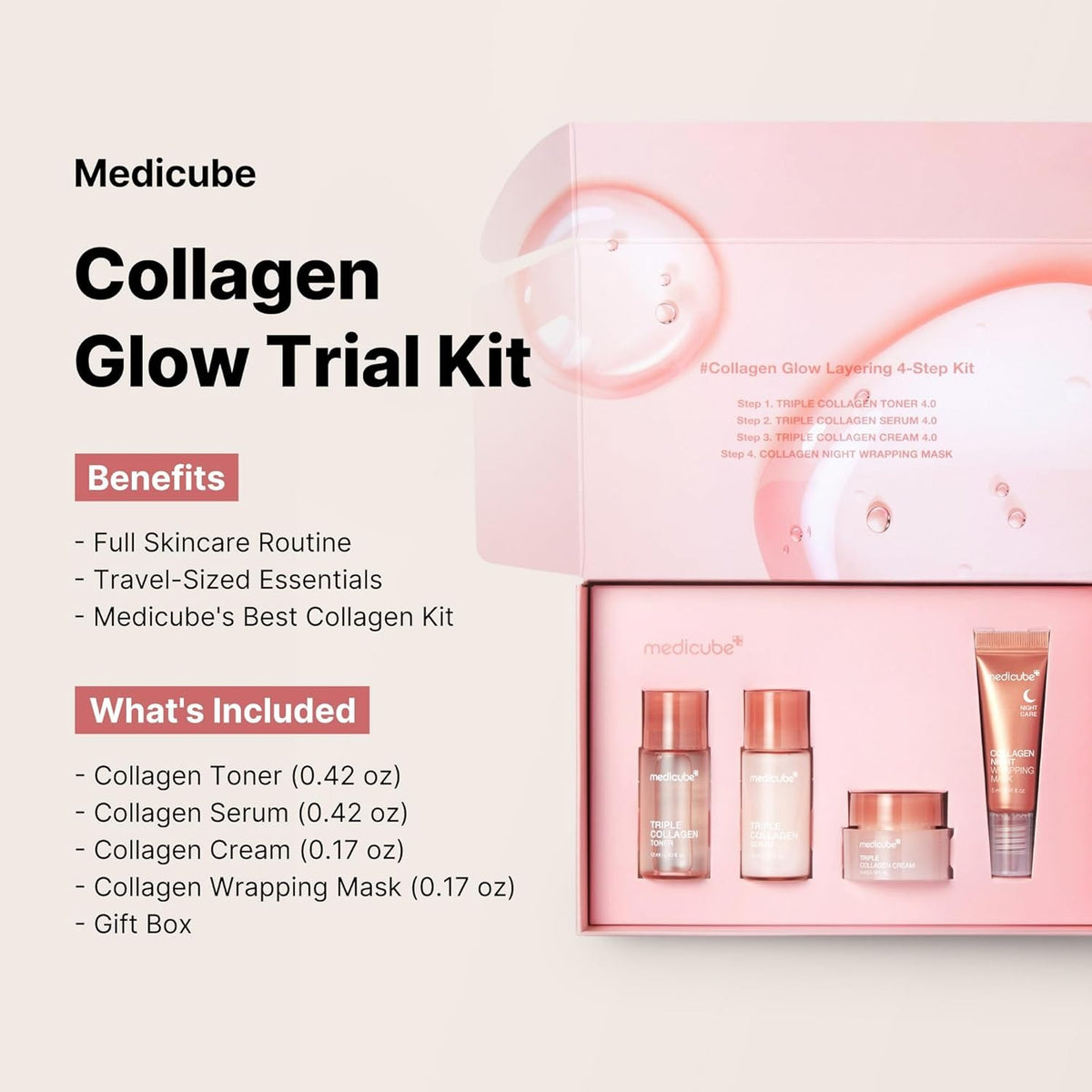 Glass Skin Collagen Trial Kit by MEDICUBE
