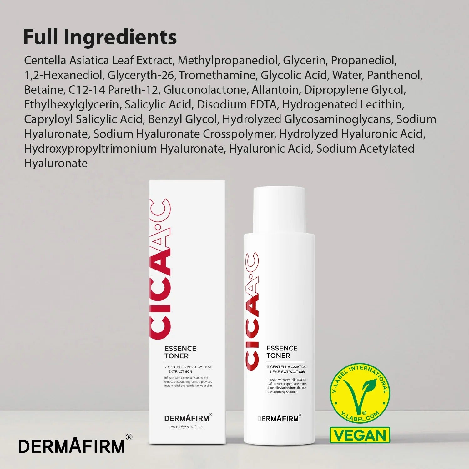 Tônico Essencial CICAA.C da DERMFIRM