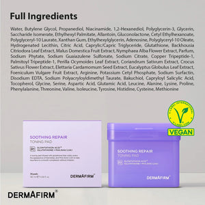 Soothing Repair Toning Pad R4 by DERMAFIRM