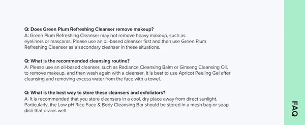 Green Plum Refreshing Cleanser by BEAUTY OF JOSEON