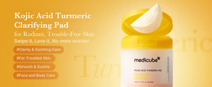 Kojic Acid Turmeric Clarifying Toner Pad by MEDICUBE