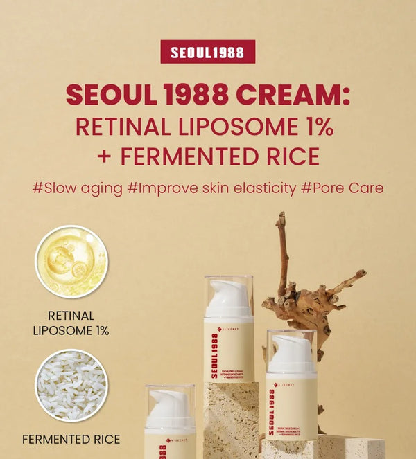 SEOUL 1988 Cream : Retinal Liposome 1% + Fermented Rice by KSECRET