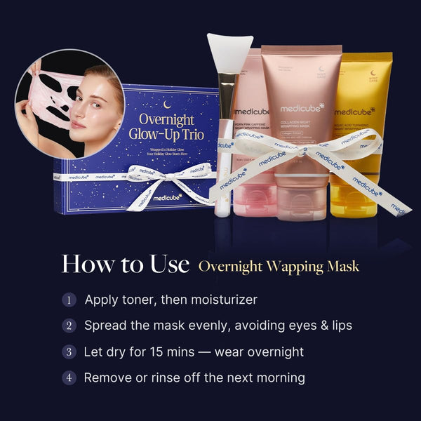 Overnight Glow-Up Trio Kit by MEDICUBE