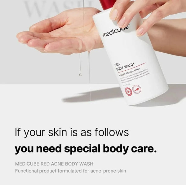 Gel de baño rojo de MEDICUBE