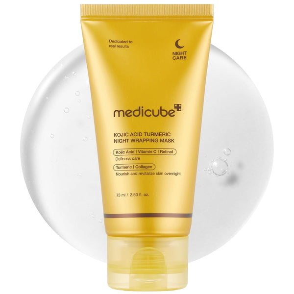 Tumeric overrnight wrapping peel off mask by MEDICUBE