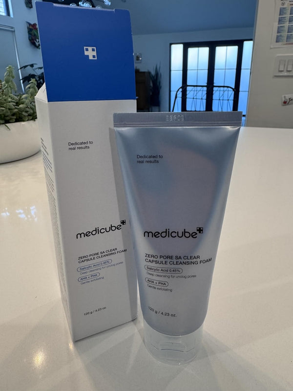 Zero Pore Clear Blue Capsule Facial Deep Cleanser for Skin Texture, Blackhead & Pore Care by MEDICUBE