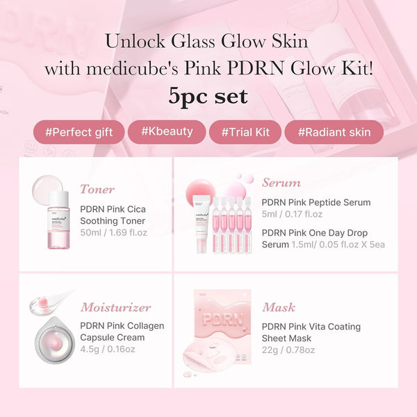 Salmon DNA PDRN Glow Trial Kit by MEDICUBE