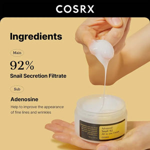 Advanced Snail 92 All in one Cream by COSRX