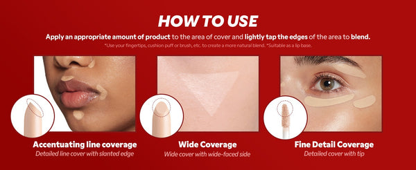 Glide & Hide Blurring Concealer by TIRTIR